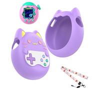 NOUKAJU Case for Tamagotchi Paradise, Silicone Protective Cover,Drop-Proof,Scratch-Proof,Shock-Proof,Protective Case for Tamagotchi Paradise(Purple)
