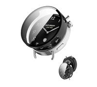 NOUKAJU Case for Xiaomi Watch S4 41mm, Protective Cover Smart Watch,Built-in 9H Tempered Glass Film, Hard PC,Easy to Install,Screen Protector for Xiaomi Watch S4 Smart Watch 41mm(Black)