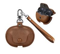 NOUKAJU for Baseus Bowie MC1 Case Cover, Earphone Protective Cover with Lanyard Drop-Proof,Scratch-Proof,Shock-Proof,Case for Baseus Bowie MC1(Brown)