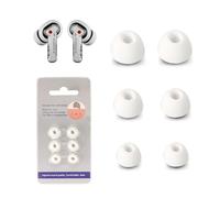 NOUKAJU - Replacement Earbuds for Nothing Ear (a) Wireless Earbuds, Silicone, S/M/L, 3 Sizes, Nothing Ear Tips (A), 3 Pairs (White)