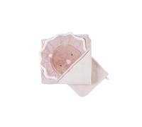 NOUKIE'S - Bath Towel Set - Bath Cape + Glove - Popsie - Powder Pink