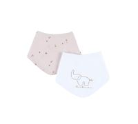 Noukie's - Set of 2 bandana bibs - Bali The Elephant - Up to 3 months