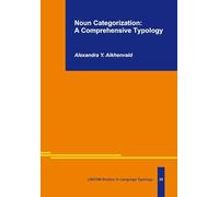 Noun Categorization: A Comprehensive Typology