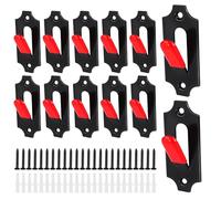 NouraVita European Skull Mount Hanger with Silicone Protector Skull Mount for Hanging Deer Mule Antelope Coyote and Small Game Animals Indoor Outdoor Home Deco (12pcs)