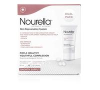 Nourella Skin Rejuvenation System Dual Pack containing 60 tablets food supplement with Vercilex, silica, Vitamin C and biotin and Skin Rejuvenation Cream with RetileX-A to support collagen activity