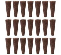 Nouri 21-Pack Square Hydroponic Grow Sponges for Smart Hydroponic Gardens - Seed Pods Compatible with the 7-Pod Hydroponic System & Other Square Pod Gardens - Replacement Root Growth Sponges