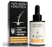 Nourish Mantra Advanced Hair Growth Serum With Rosemary Oil| To Increase Hair Growth, Reduce Hair Fall, Improve Hair Density | Enriched with Rosemary & Redensyl | For Men & Women | 25ml