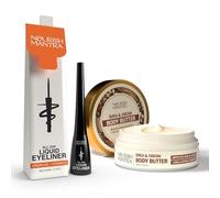 Nourish Mantra All-Day Liquid Eyeliner 3ml and Shea & Cocoa Body Butter 100 g Combo