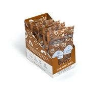 Nourish Organic Caramel Bar - Cacao Macaroon Base, Salted Caramel Centre & Raw Cacao Coating - Keto, Paleo, Vegan, Gluten, Grain, Dairy & Refined Sugar Free - 10 x 60g Packs