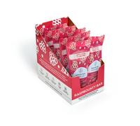 Nourish Organic Raspbounty Bars - Raspberry Macaroon Base, Date & Walnut Centre, Raw Cacao Coating - Keto, Paleo, Vegan, Gluten, Grain, Dairy & Refined Sugar Free - 10 x 60g Packs