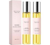 Nourish Roller, Botanical Care Roller with Castor Oil Oregano Lemon for Refreshed Looking, Long Lasting Fregrance & Moisturizing, Roll On Perfume for Women (2PC, 10ml)