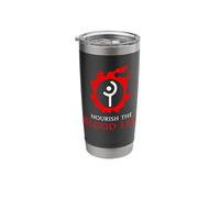 Nourish the Blood Lily! White Mage Funny Meme MMORPG Player Stainless Steel Insulated Tumbler