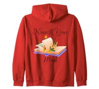 Nourish Your Mind: Mindfulness & Wellness Inspiration Gift Zip Hoodie