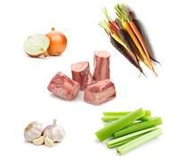 Nourishing Beef & Veggie Soup Box - Beef Marrow Bones, Rainbow Carrots, Onion, Celery & Garlic - 5 Ingredients, Fresh & Healthy