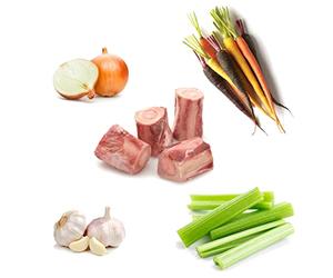 Nourishing Beef & Veggie Soup Box - Beef Marrow Bones, Rainbow Carrots, Onion, Celery & Garlic - 5 Ingredients, Fresh & Healthy