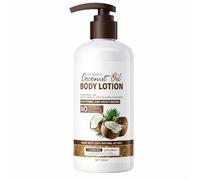 Nourishing Coconut Oil Body Lotion - Whitening & Moisturizing Formula, No Parabens, Sulphate, Silicones & Salt, Made with 100% Natural Actives, Charming Coconut Scent, 300ml