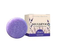 Nourishing Hair Bar - 2-in-1 Shampoo Conditioner Soap, 60 g Lavender Scent Formula, Natural Botanical Care, Hair Beauty Item, Hairs Strengthening for Daily Salon Styling