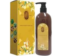 Nourishing Plant-Based Hair Color, Long-Lasting & Natural Hair Color Shampoo for Gray Coverage, Single Agent Floral Dye, Instant Effect in Minutes, Softens and Adds Shine (Dark Brown)