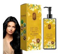 Nourishing Plant-Based Hair Color,Nourishing Herbal Hair Dye,Single Agent Floral Dye, Instant HairDye Shampoo, Hairs Color Shampoo for Gray HairCoverage, Gentle for Scalp, Women Men (Natural Black)