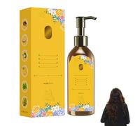 Nourishing Plant-Based Hair Color Regular - Soilzen Single-Dose Floral Fragrance Hair Dye, Simply Apply It like Shampoo for an Effortless At-Home Color Change, Covering Gray Hair (Chestnut Brown)