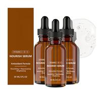 Nourishmax Vitamin C Serum for Face, Anti Wrinkle and Anti Aging Serum with Vitamin C + B + E + Ferulic Acid, Dark Spot Corrector, Lightweight and Non-Sticky, Smooths and Revitalises (3PC)
