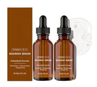 Nourishmax Vitamin C Serum for Face, Anti Wrinkle and Anti Aging Serum with Vitamin C + B + E + Ferulic Acid, Dark Spot Corrector, Lightweight and Non-Sticky, Smooths and Revitalises (2PC)