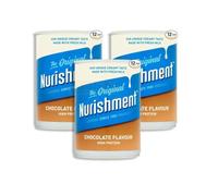 Nourishment The Original Chocolate Flavour 400g Cans - Multi Packs | High Protein Enriched Milk Drink | Creamy & Delicious | Ready to Drink (3x Nourishment Chocolate 400g Cans)