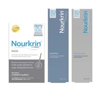 Nourkrin Man Hair Growth Programme (Free Shampoo and Conditioner) 180 Tablets + 150ml + 150ml