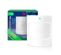 NOUS E2 ZigBee Motion Detector, Motion Sensor, Alexa Compatible, Smart Home, ZigBee 3.0, MQTT, ZigBee2MQTT, Smart Life/Tuya App, Weiß, 120° Detection Angle, 5 Year Battery Life