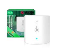 NOUS E5 Zigbee Temperature & Humidity Sensor, Requires Zigbee Hub, Real-Time Monitoring, Long Battery Life, Smart Automations, App Control, Works with Alexa & Google Home