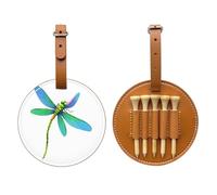 Nouveau Dragonfly Brown Golf tee Storage Bag - Easy to Carry Around and More efficient in Playing Golf