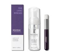 Nouveau Lashes Lash & Lid Cleanser Set, 1 x Foaming Cleanser + 1 x Cleaning Brush
