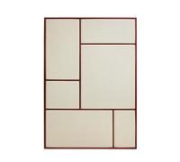 Nouveau Pin Notice Board Large Basque Red