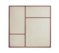 Nouveau Pin Notice Board Medium Basque Red
