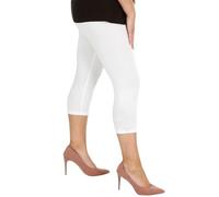 Nouvelle Collection Butterfly Foil Cropped Leggings White 12-14