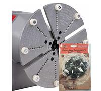 NOVA 6006 8" Cole Jaw Set For NOVA Chucks Bundled With Accessory Buffer Kit (6030)