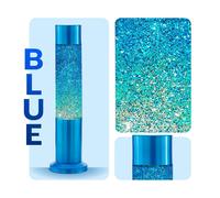 Nova Baby Blue Glitter Lamp