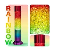 Nova Baby Glitter Lamp 13" Sensory Soothing Lamp (Rainbow)