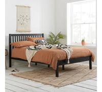 Nova Black Wooden Bed - Sizes Available