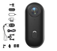Nova Caplens - POVCamera, 2025 New Treklons Body Camera, Thumb Action Cameras, Wearable Video Recording, Portable for Various Outdoor Sports (black 1080p,No Card)