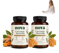 Nova Curcumin and Boswellia -90 Capsules for All Types | Daily Wellness, For Adult Daily Use
