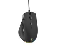Nova Gaming - NG305813 Leo - RGB Programmable Wired Mouse - 6 Adjustable Buttons - DPI 12800 - Braided Cable