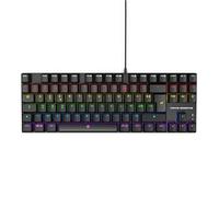 NOVA GAMING SCULPTOR - TKL Wired USB Mechanical Gaming Keyboard - Gamer Keyboard, RGB Backlight, 84 Keys including 25 Anti-Ghosting, French AZERTY - Compatible with PC Gaming, Windows and Linux