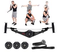 NOVA Gym Black (Updated Version) - Total Body Portable Workout Equipment - NASA SpiraFlex Strength Training Technology