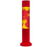 Nova® Lamp | 13" Mini Sensory Motion Lamp - Red/Yellow Colour | Calming Night Light for Nursery or Kids’ Room | Compact Design with Aluminium Base and Cap
