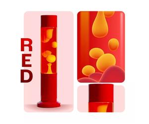 Nova Lighting Nova Baby Red Lava Lamp | Size: 10 inches Nova Lighting Red 10 inches