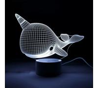Nova Narwhal 3D Lamp