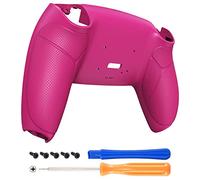 Nova Pink Performance Rubberized Grip Redesigned Back Shell for ps5 Controller eXtremerate Rise & RISE4 Remap Kit - Controller & RISE Remap Board NOT Included