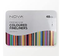 Nova Premium Fineliner Pen Set, for Sketching, Writing, Drawing, Bullet Journal, Note Taking Books-48 Assorted Colors, Multi, One Size