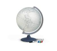 Nova Rico Blank Educational Globe Supplied with 4 Coloured Fibre Tip Pens - 30 cm